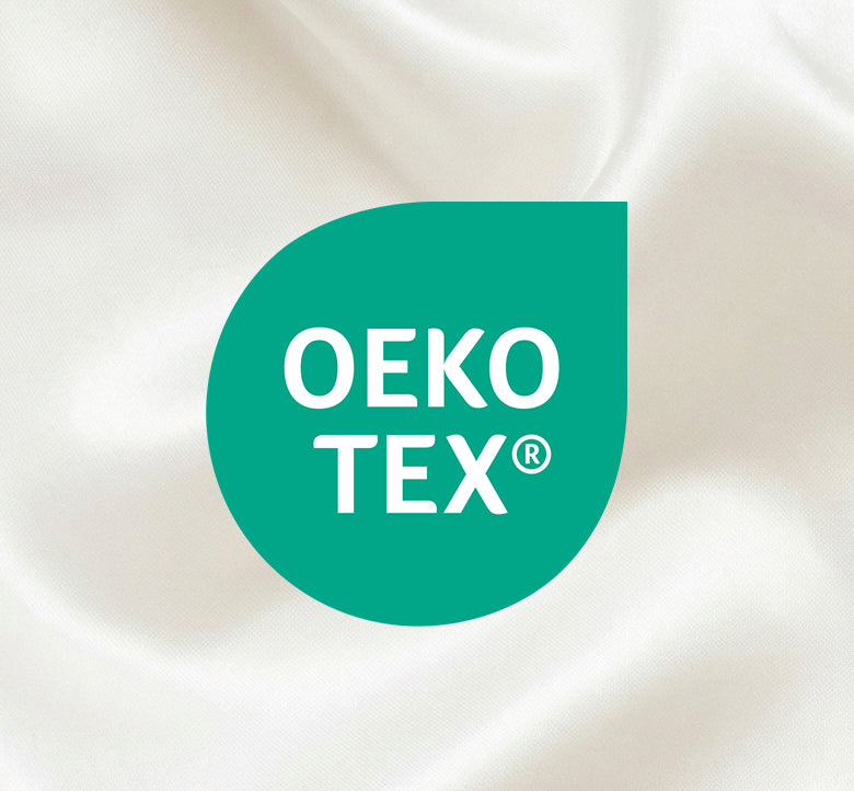 RENESSY silk detail with MADE IN GREEN by OEKO-TEX proof