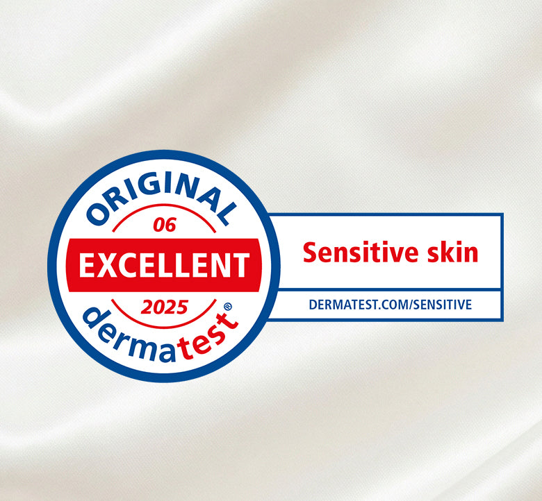 RENESSY silk detail with Dermatest Sensitive Skin proof